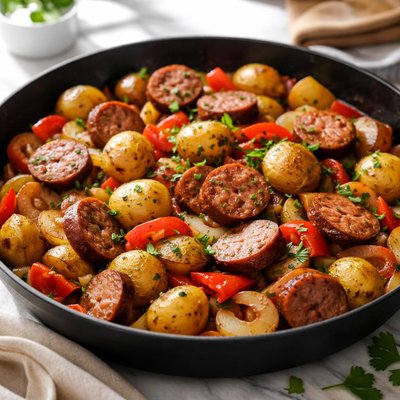 Image of Polish Sausage Potato Skillet