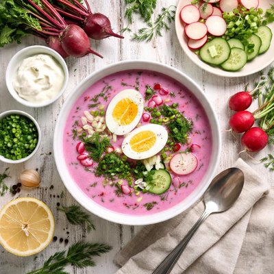 Image of Polish Summer Barshch Borscht