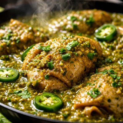 Image of Pollo Con Salsa Verde Chicken with Green Sauce