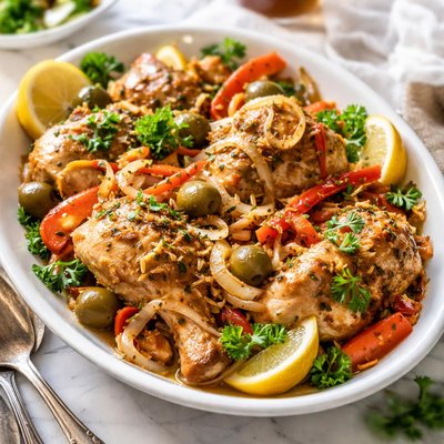 Image of Pollo En Escabeche Uruguayan Marinated Chicken