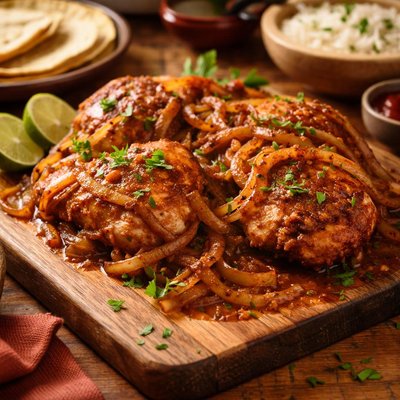 Image of Pollo Encebollado