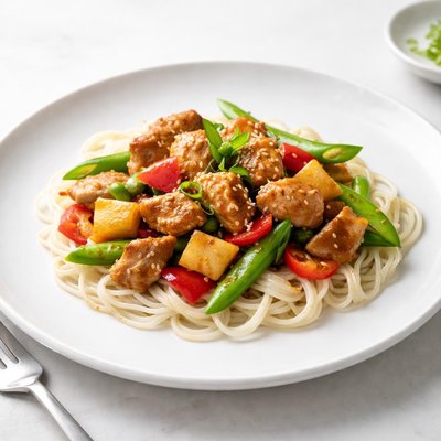 Image of Polynesian Pineapple Turkey and Noodles