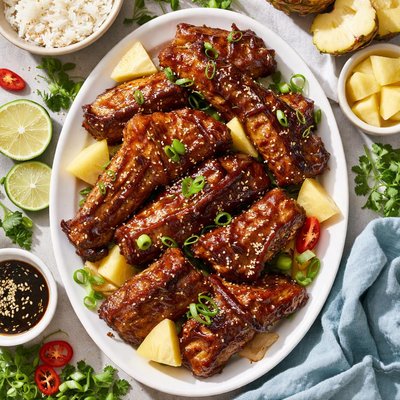 Image of Polynesian Slow Cooker Spareribs