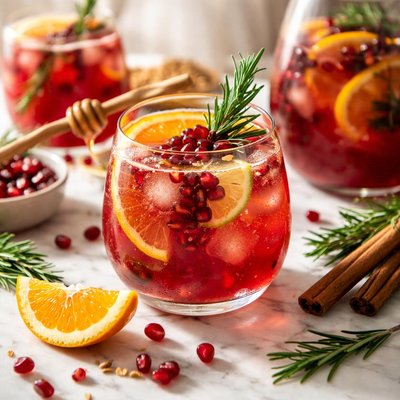 Image of Pomegranate and Maple Punch