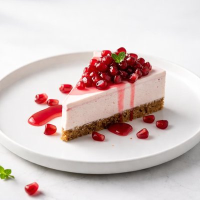 Image of Pomegranate Cheesecake