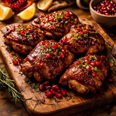 Image of Pomegranate Glazed Chicken