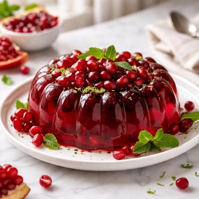 Image of Pomegranate or Cranberry Gelatin