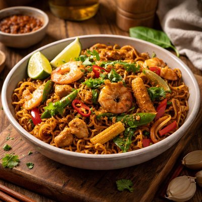 Image of Poodle Doodle Malaysian Noodle Stir Fry