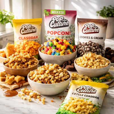 Image of Pop Culture Popcorn with 6 Mixes