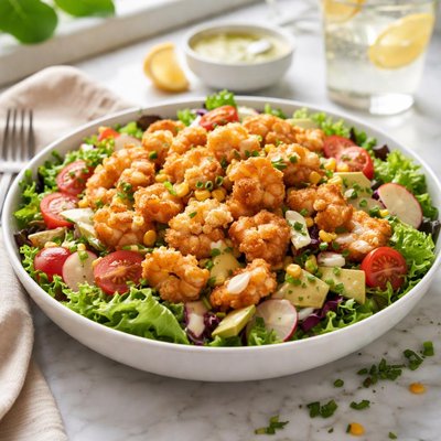 Image of Popcorn Shrimp Salad