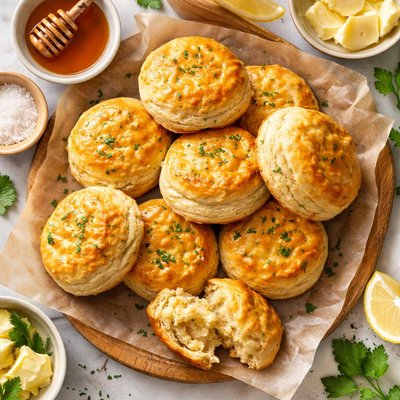 Image of Bizcochos de suero de leche al estilo Popeyes bajos en sodio