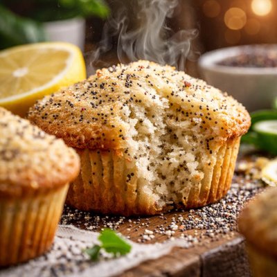 Image of Whole30 Poppy Seed Muffins