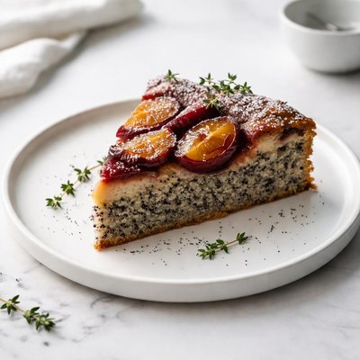 Image of Poppy Seed Plum Cake