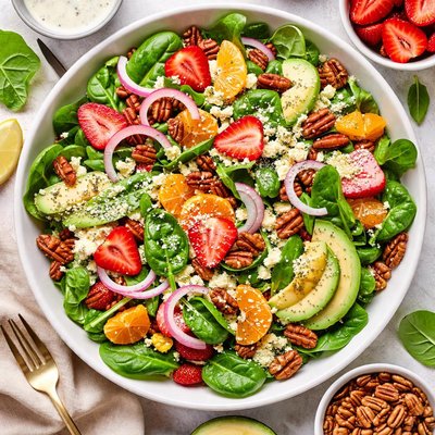 Image of Poppy Seed Spinach Salad