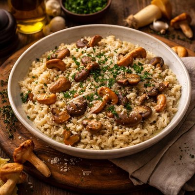 Image of Porcini and Chanterelle Risotto