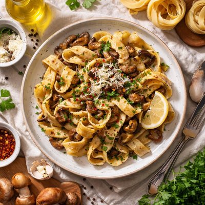 Image of Porcini Mushroom Pasta