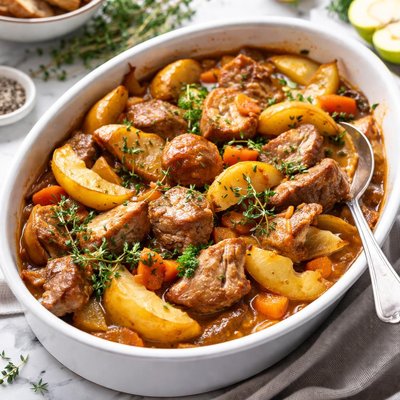 Image of Pork and Apple Casserole