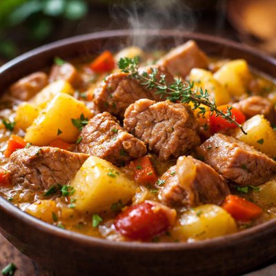 Image of Pork and Apple Stew
