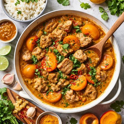 Image of Pork and Apricot Curry
