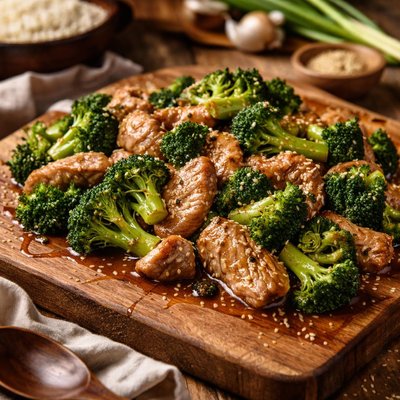 Image of Pork and Broccoli Oriental