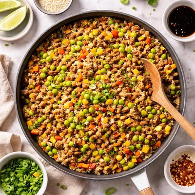 Image of Pork and Edamame Fried Rice