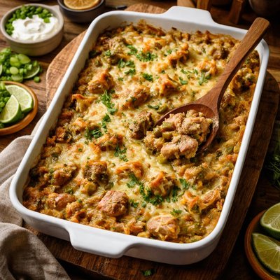 Image of Pork and Green Chili Casserole