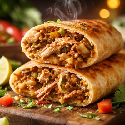 Image of Pork and Green Chili Chimichangas