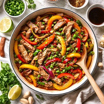 Image of Pork and Peppers Stir Fry