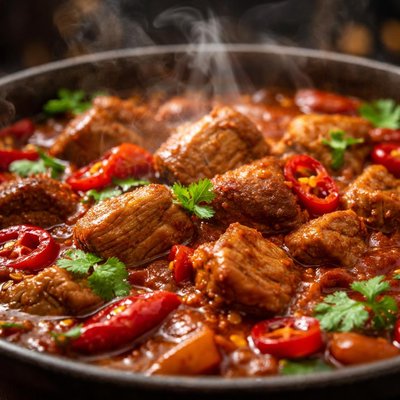 Image of Pork and Red Chili Stew