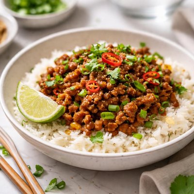 Image of Pork and Rice Simplicity