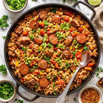 Image of Pork and Sausage Jambalaya