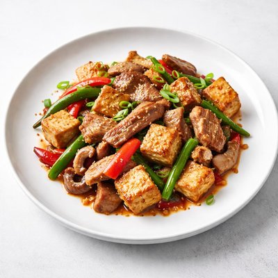 Image of Pork and Tofu Stir Fry