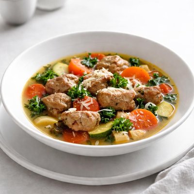 Image of Pork and Tuscan Vegetable Soup
