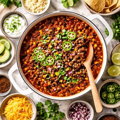 Image of Pork Beef and Bean Chili