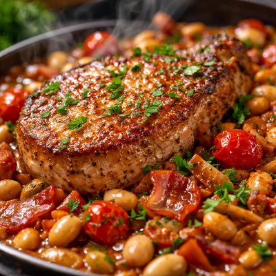 Image of Pork Chop and Bean Bake