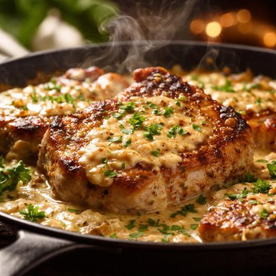 Image of Pork Chops a La Dijon