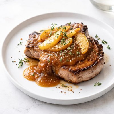 Image of Pork Chops Apple Butter