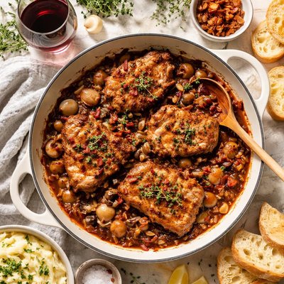 Image of Pork Chops Burgundy