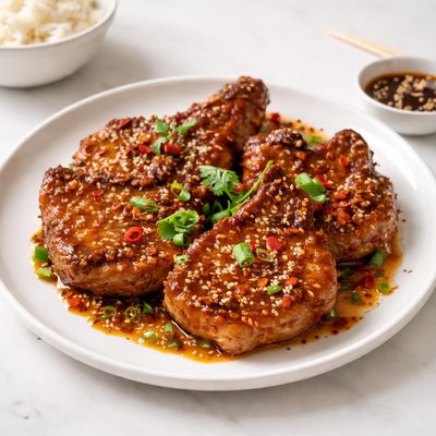 Image of Pork Chops Chinese Style