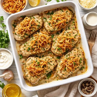 Image of Pork Chops French Fried Onions
