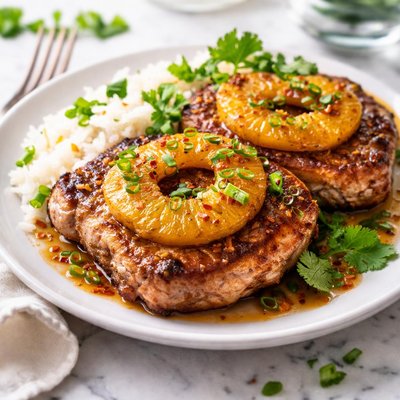 Image of Pork Chops Hawaiian Ww 7 Points