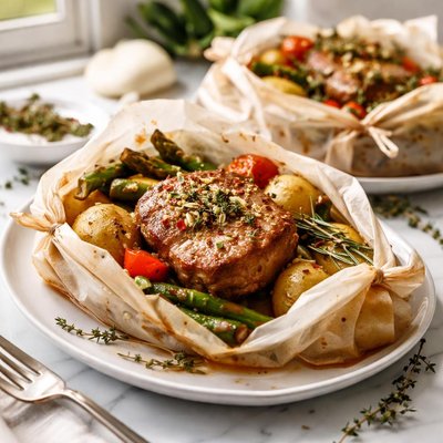 Image of Pork Chops in a Bundle