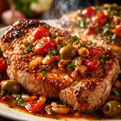 Image of Pork Chops Madrid