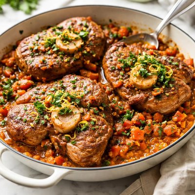 Image of Pork Chops Ossobuco Style