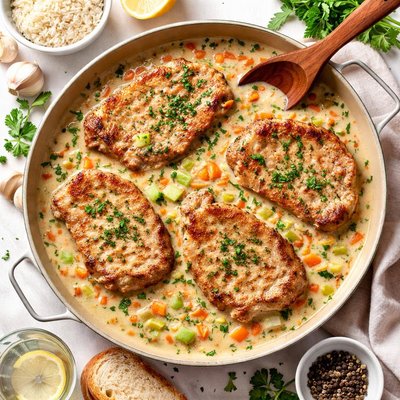 Image of Pork Chops with Cream of Celery Soup