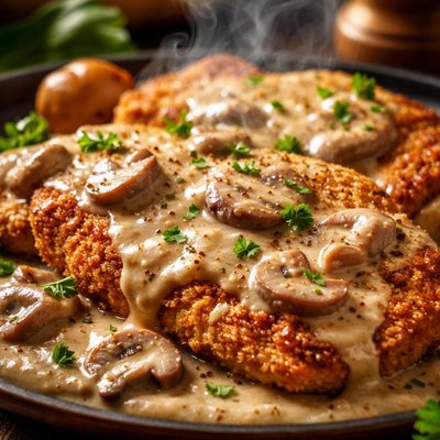 Image of Pork Cream Schnitzel
