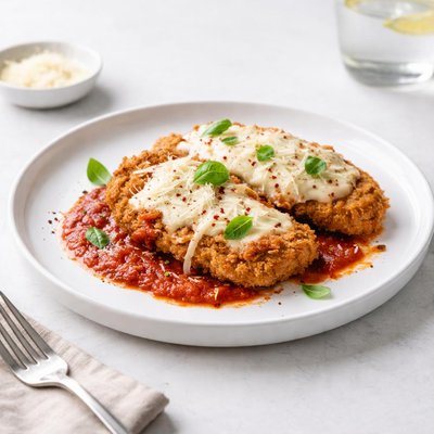 Image of Pork Cutlets Parmesan with Tomato Sauce
