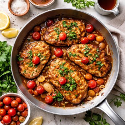 Image of Pork Cutlets with Sherry Vinegar