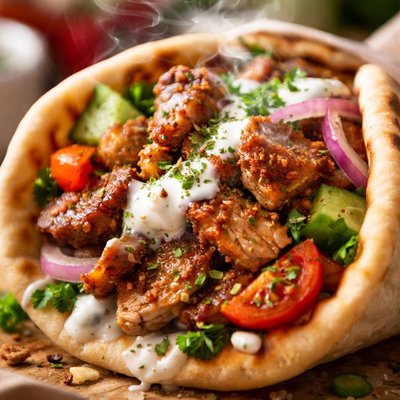 Image of Whole30 Pork Gyros
