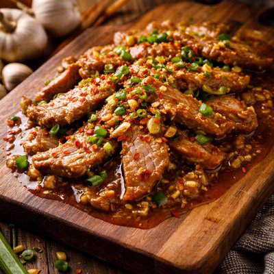 Image of Pork in Garlic Sauce